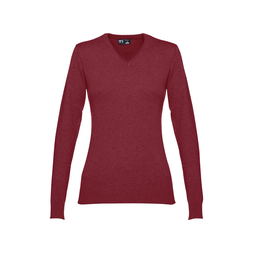 Thc Milan Women. V-Neck Pullover For Women In Cotton And Polyamide