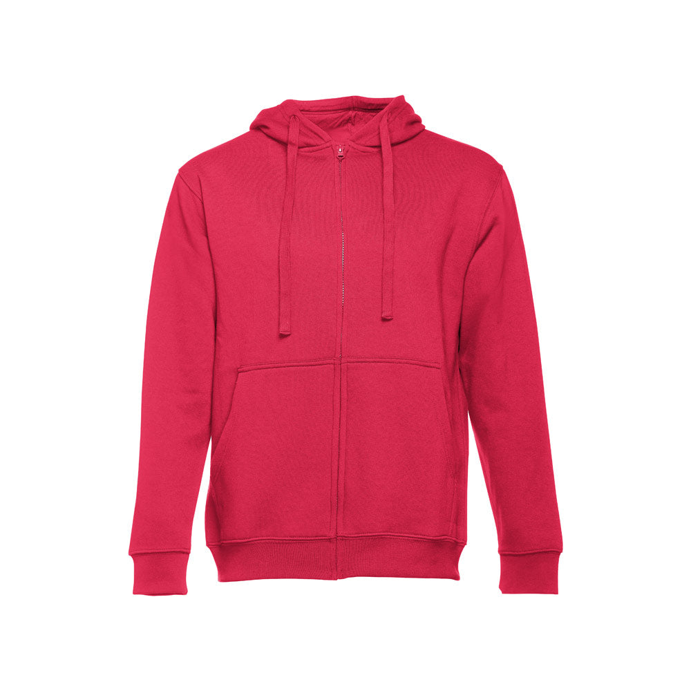 Thc Amsterdam. Men's Hoodie In Cotton And Polyester With Full Zip