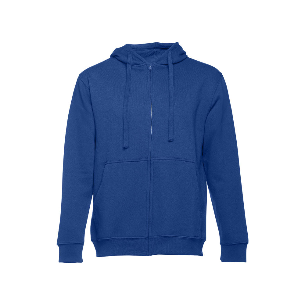 Thc Amsterdam. Men's Hoodie In Cotton And Polyester With Full Zip