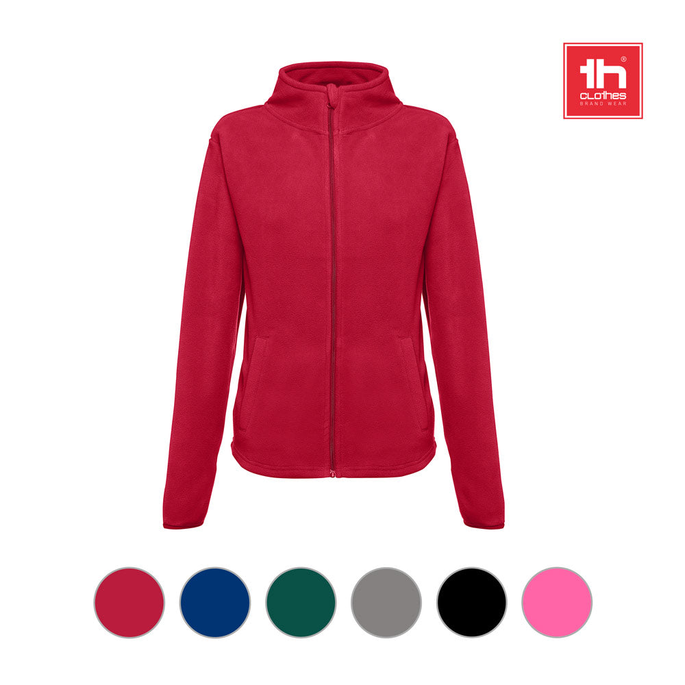 Thc Helsinki Women. Women's Polar Fleece Jacket With Elasticated Cuffs