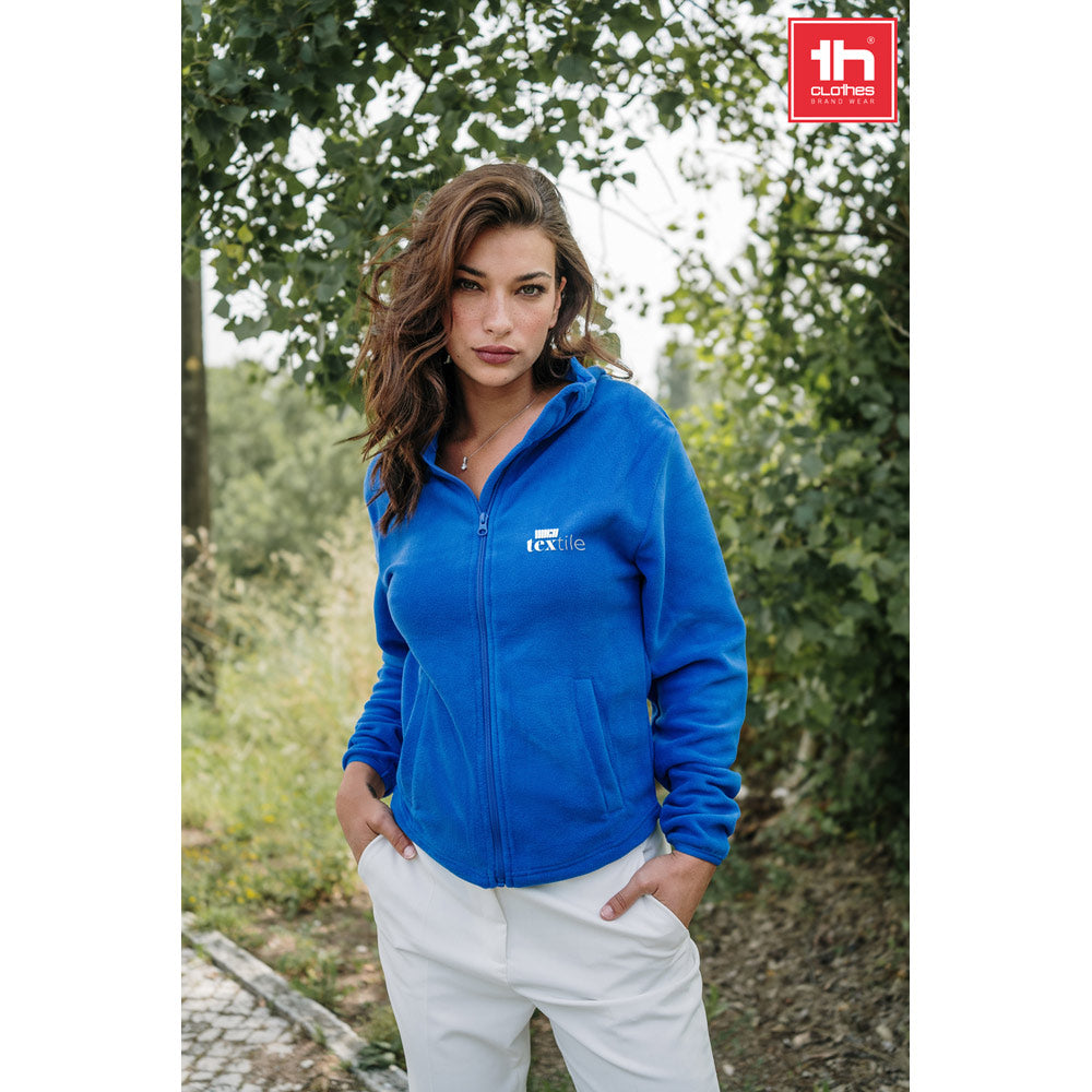 Thc Helsinki Women. Women's Polar Fleece Jacket With Elasticated Cuffs