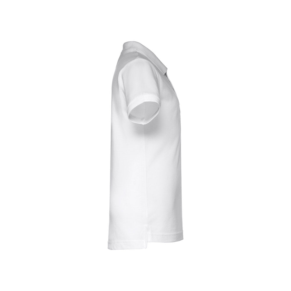 Thc Adam Kids Wh. Kids Short-Sleeved 100% Cotton Piqué Polo Shirt Unisex). White