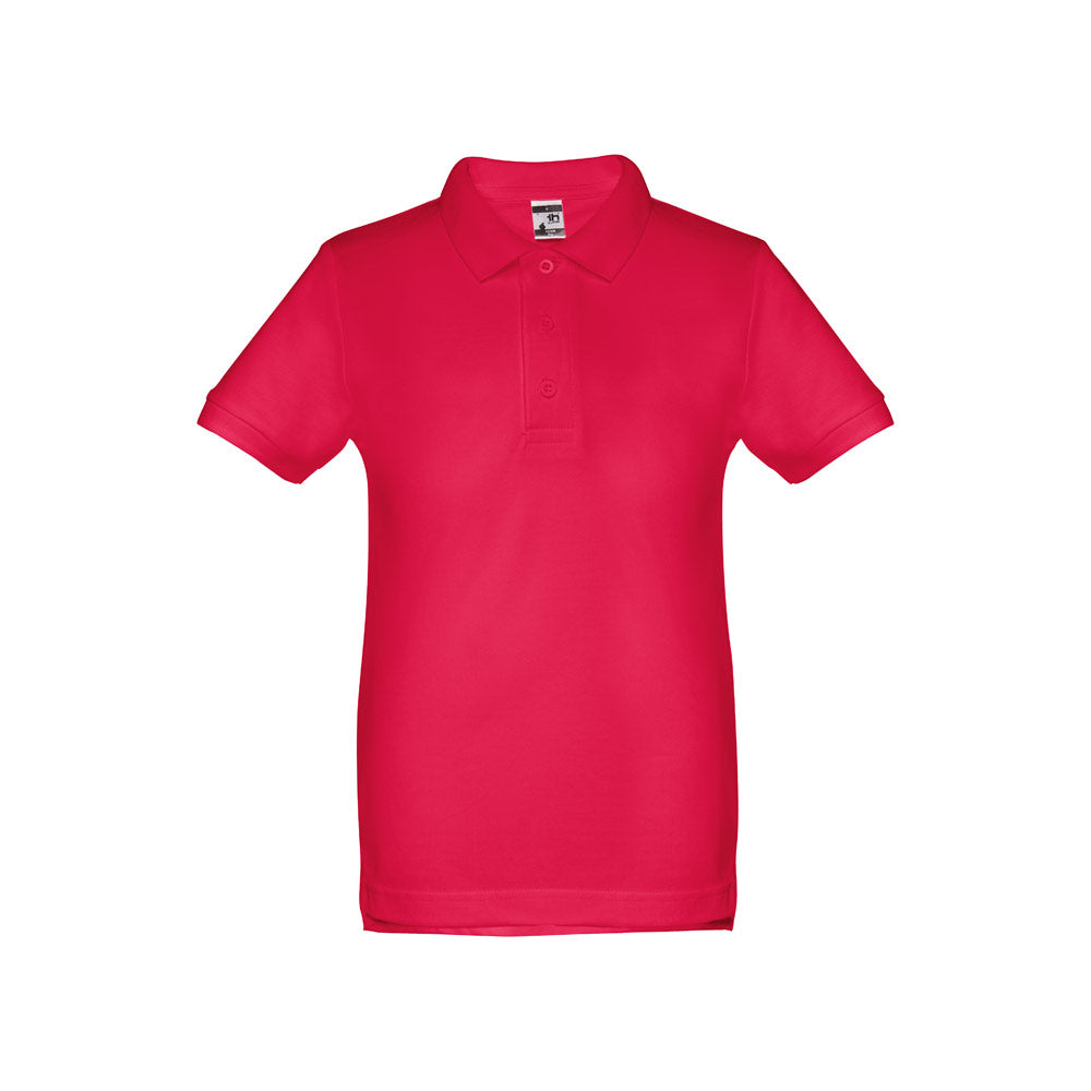 Thc Adam Kids. Kids Short-Sleeved 100% Cotton Piqué Polo Shirt Unisex)