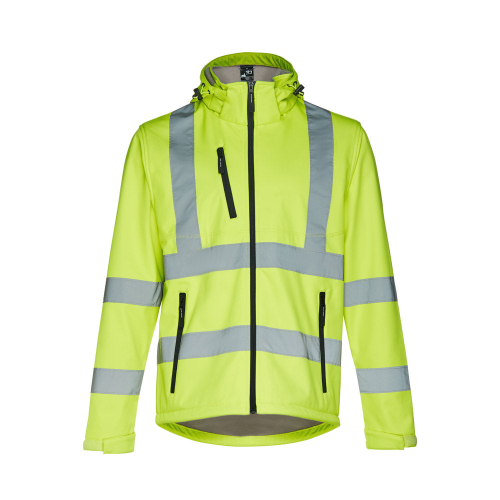 Thc Zagreb Work. High-Visibility Softshell Jacket (Unisex, Class 111)