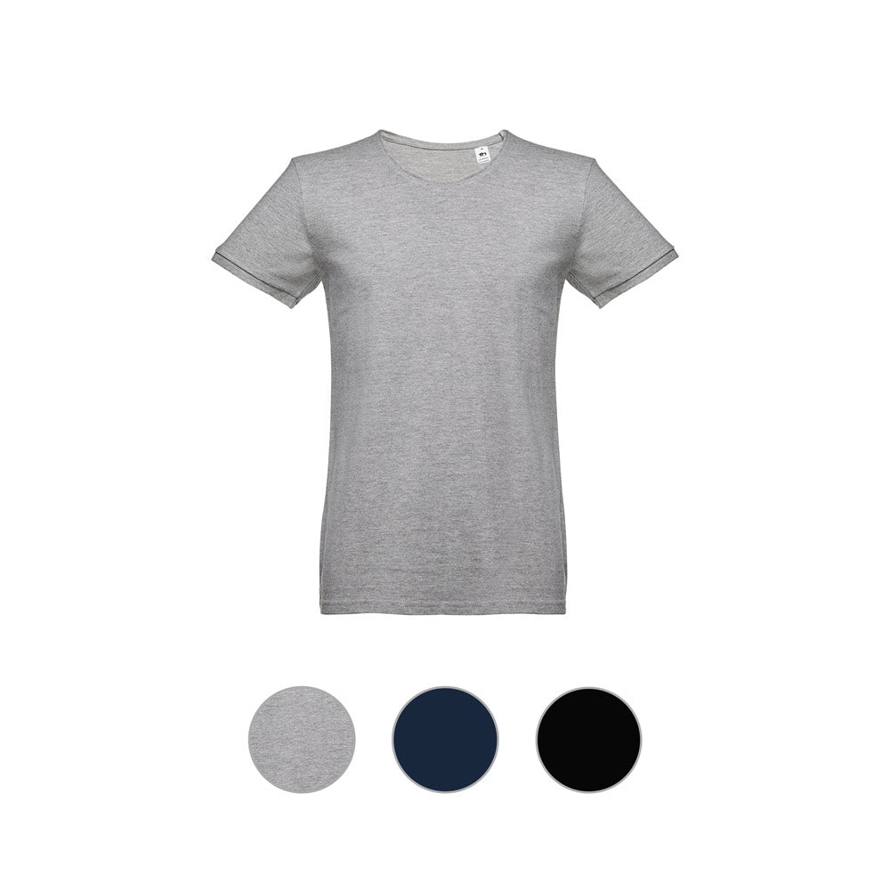 Thc San Marino. Men's Short-Sleeved T-Shirt In Combed Cotton