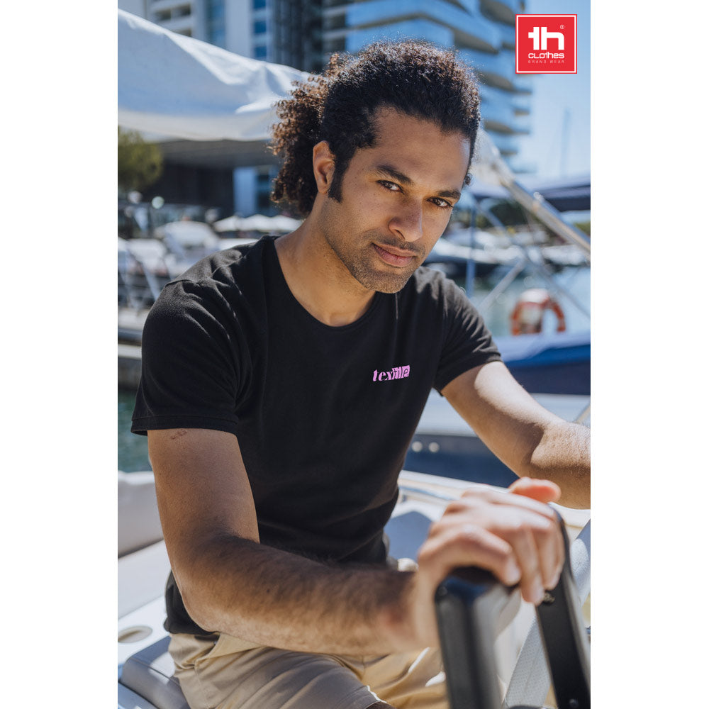 Thc San Marino. Men's Short-Sleeved T-Shirt In Combed Cotton