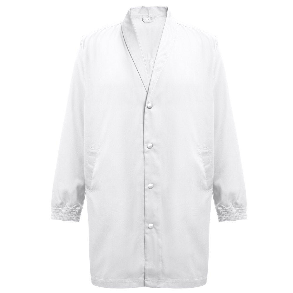 Thc Minsk Wh. Cotton And Polyester Workwear Jacket. White