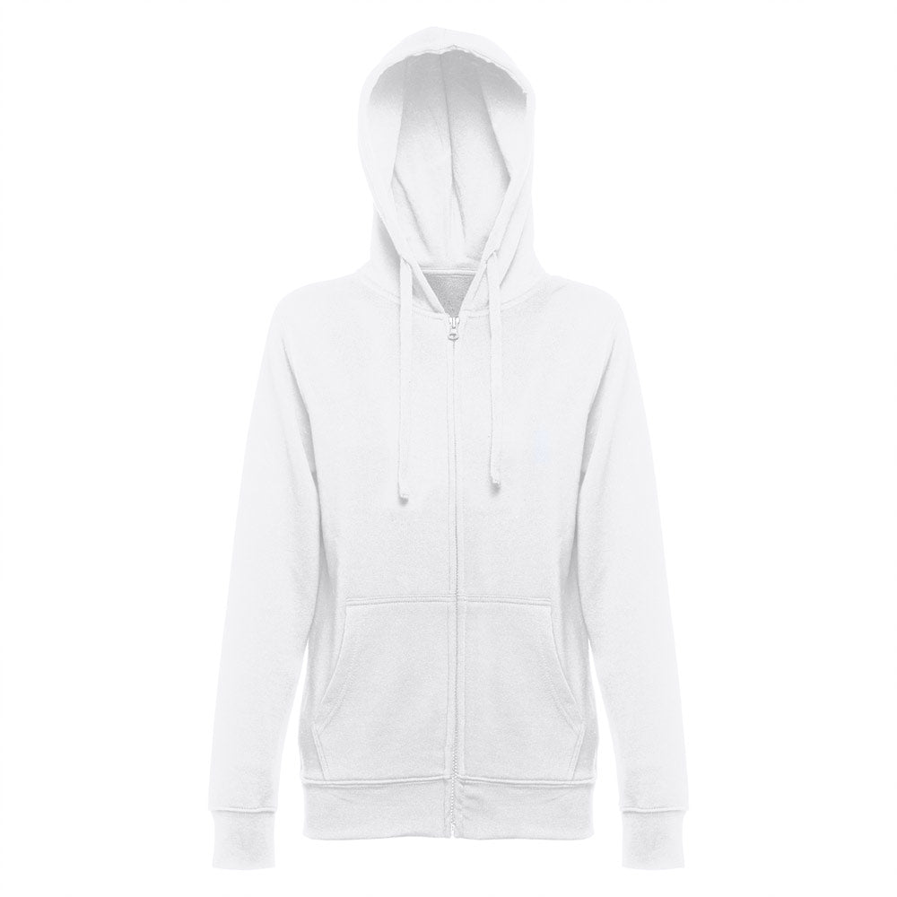 Thc Amsterdam Women Wh. Women's Hooded Full Zipped Sweatshirt