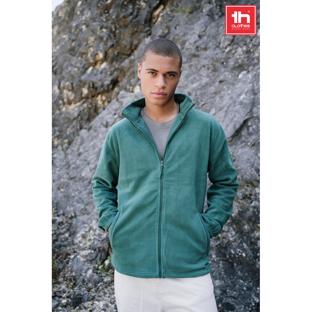 Thc Gama. Men's High-Density Fleece Jacket In Polyester