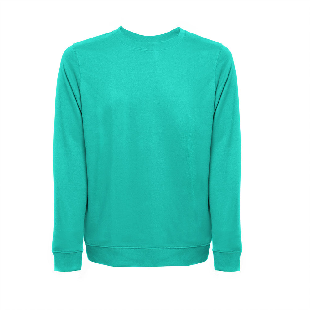 Thc Colombo. Unisex Poly Cotton Sweatshirt With Ribbed Collar, Cuffs And Waistband