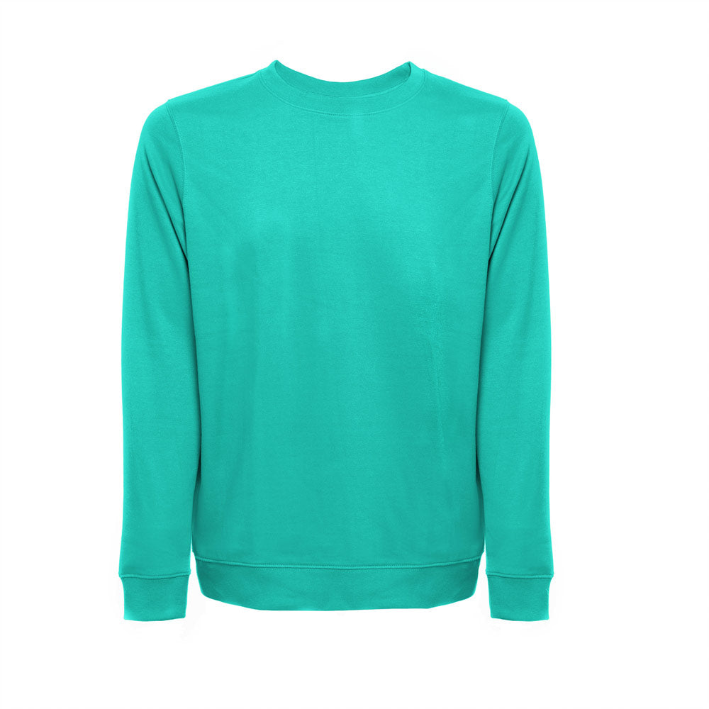 Thc Colombo. Unisex Poly Cotton Sweatshirt With Ribbed Collar, Cuffs And Waistband