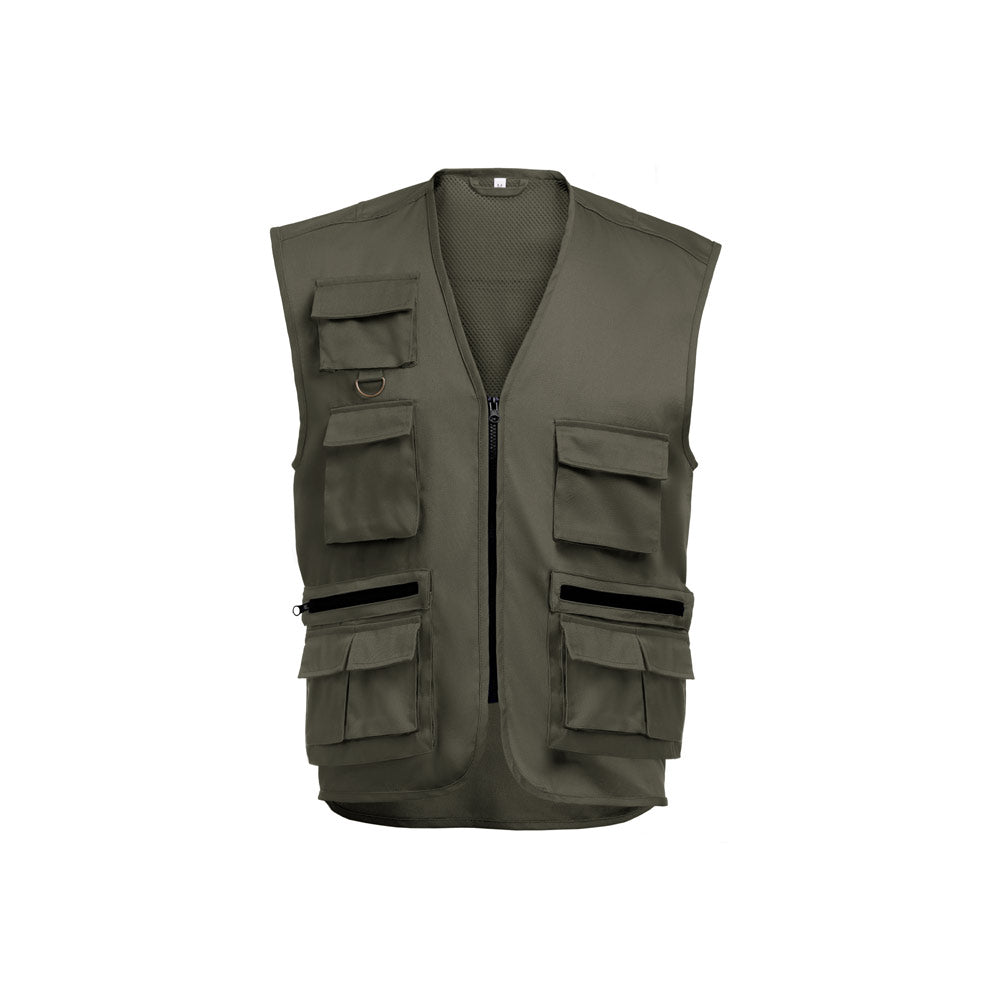 Thc Pixel. Waistcoat (200 G/M²) In Polyester And Cotton