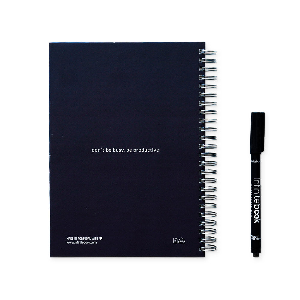 Starter Kit Infinite Planner A5. Set Includes An A5"Infinite Diary", Cleaning Kit, Marker And Marker Holder