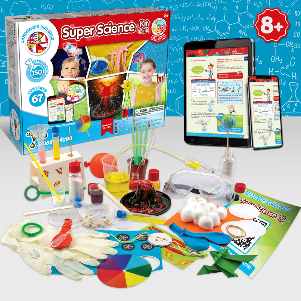 6 In 1 Super Science Kit I. Educational Kit For Children