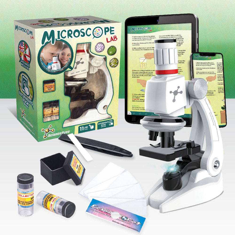 Microscope. Educational Game For Children