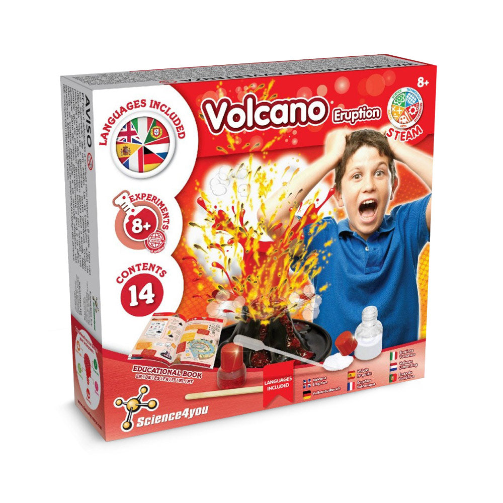 Volcanic Eruption Game. Educational Game For Children
