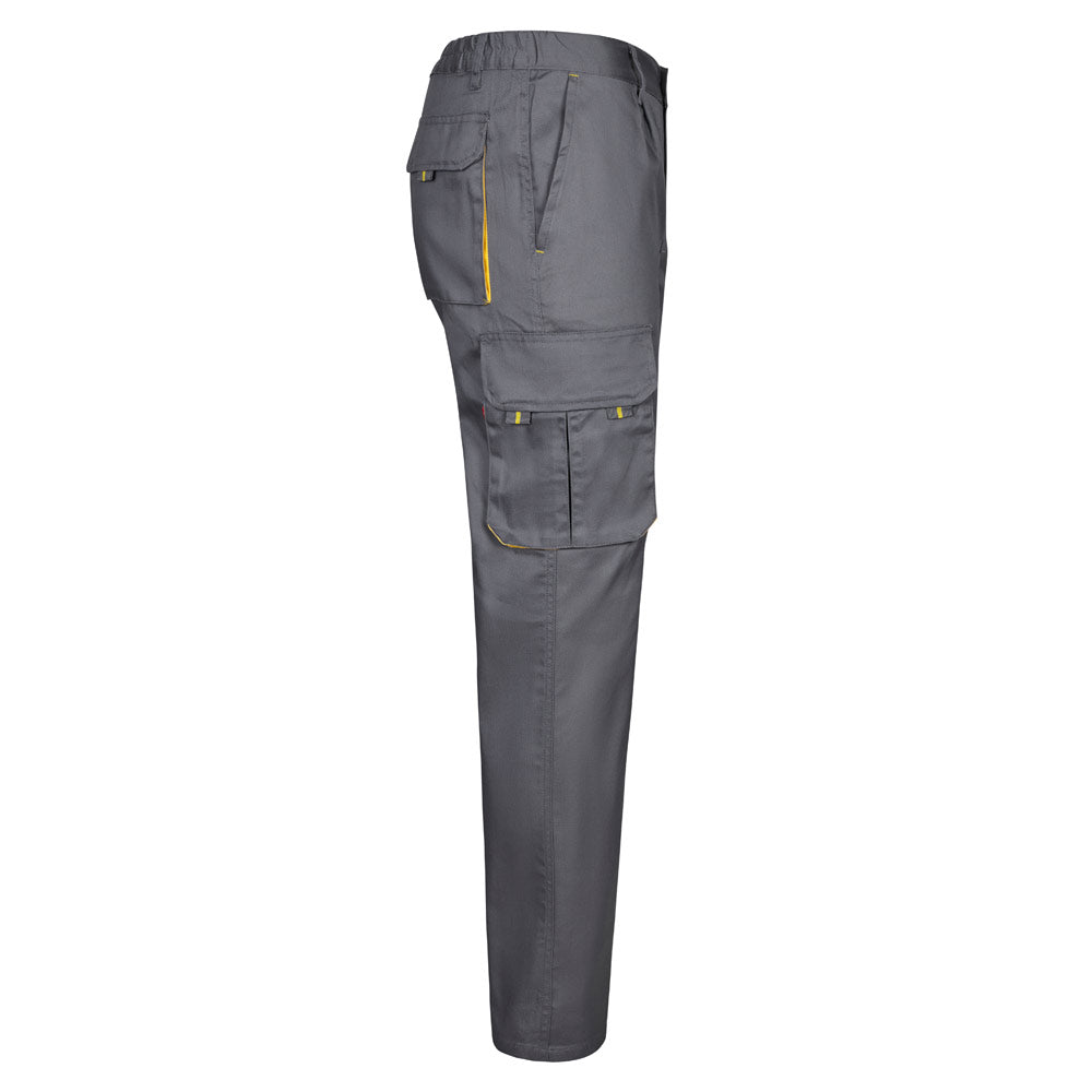 Vl Hypnos. Two-Tone Multi-Pocket Twill Trousers (200G/M²), In Cotton (35%) And Polyester (65%)