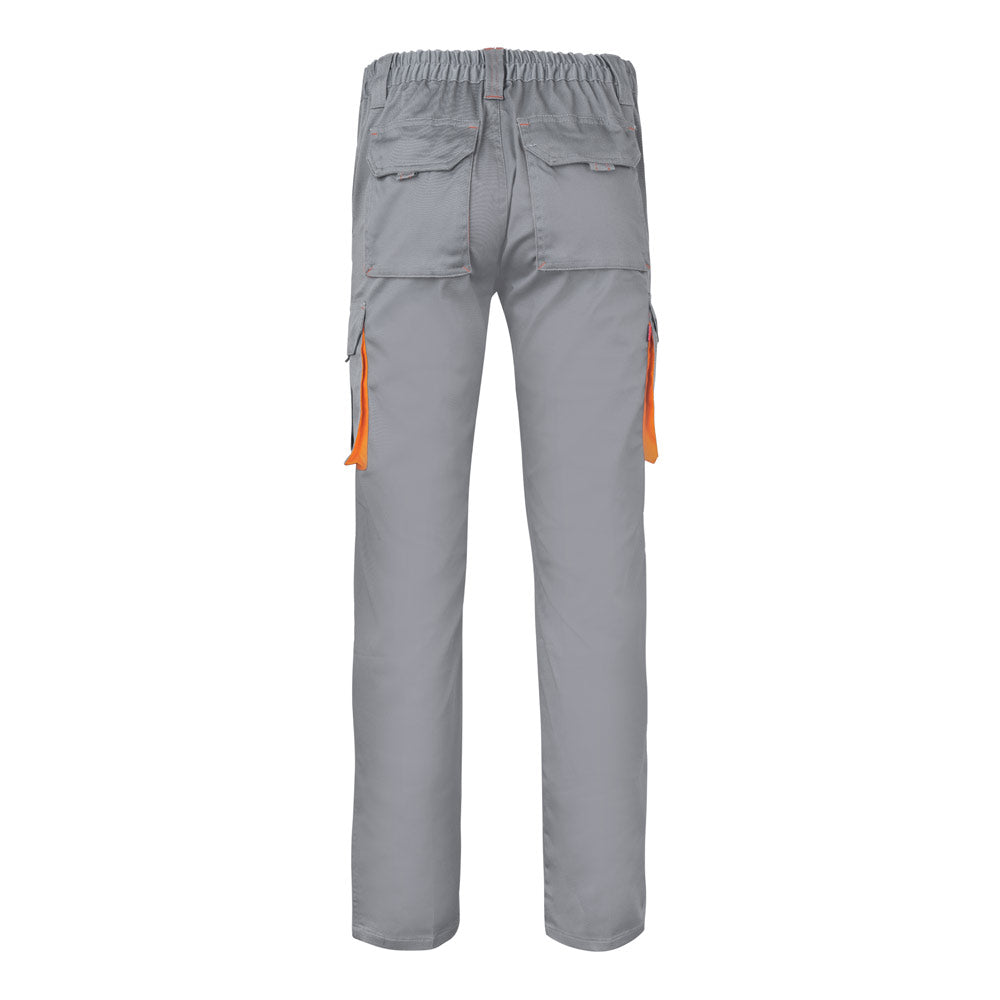 Vl Hypnos. Two-Tone Multi-Pocket Twill Trousers (200G/M²), In Cotton (35%) And Polyester (65%)