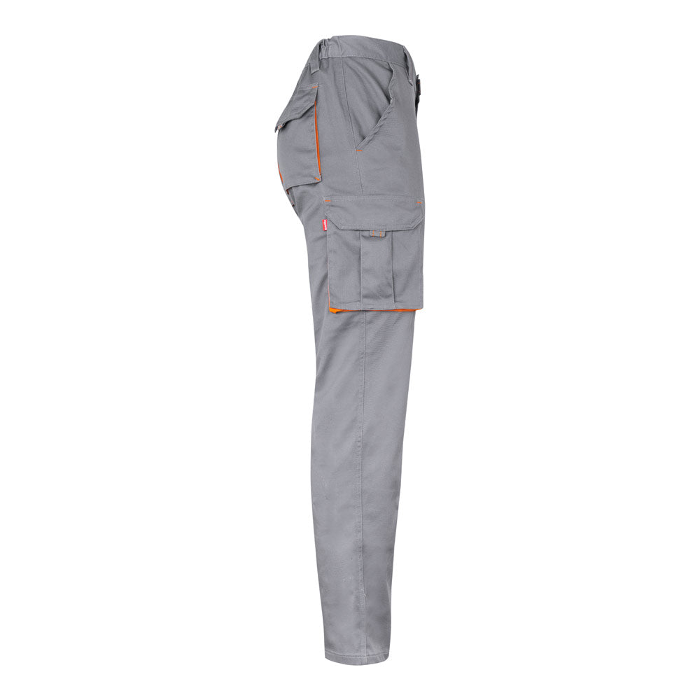 Vl Hypnos. Two-Tone Multi-Pocket Twill Trousers (200G/M²), In Cotton (35%) And Polyester (65%)