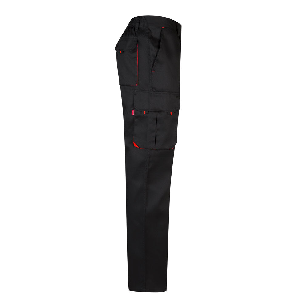 Vl Hypnos. Two-Tone Multi-Pocket Twill Trousers (200G/M²), In Cotton (35%) And Polyester (65%)