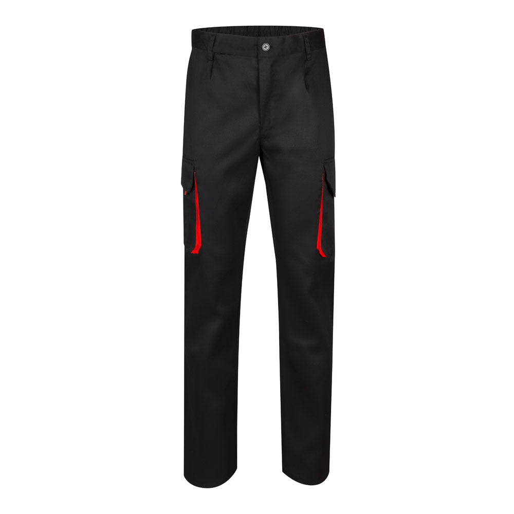 Vl Hypnos. Two-Tone Multi-Pocket Twill Trousers (200G/M²), In Cotton (35%) And Polyester (65%)