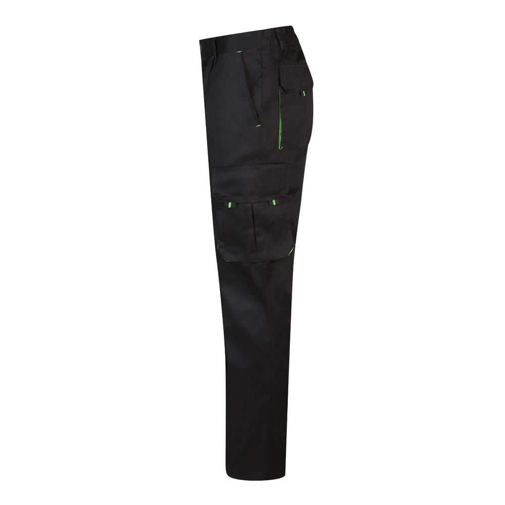 Vl Hypnos. Two-Tone Multi-Pocket Twill Trousers (200G/M²), In Cotton (35%) And Polyester (65%)