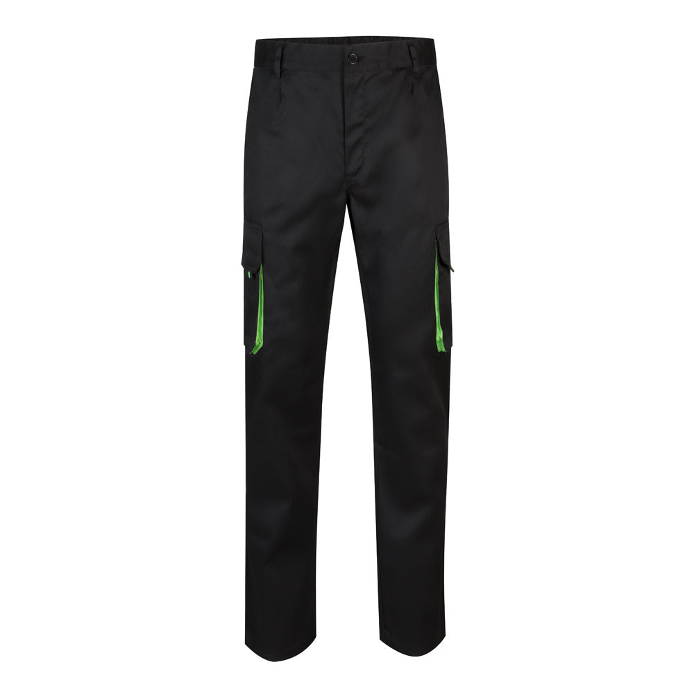 Vl Hypnos. Two-Tone Multi-Pocket Twill Trousers (200G/M²), In Cotton (35%) And Polyester (65%)