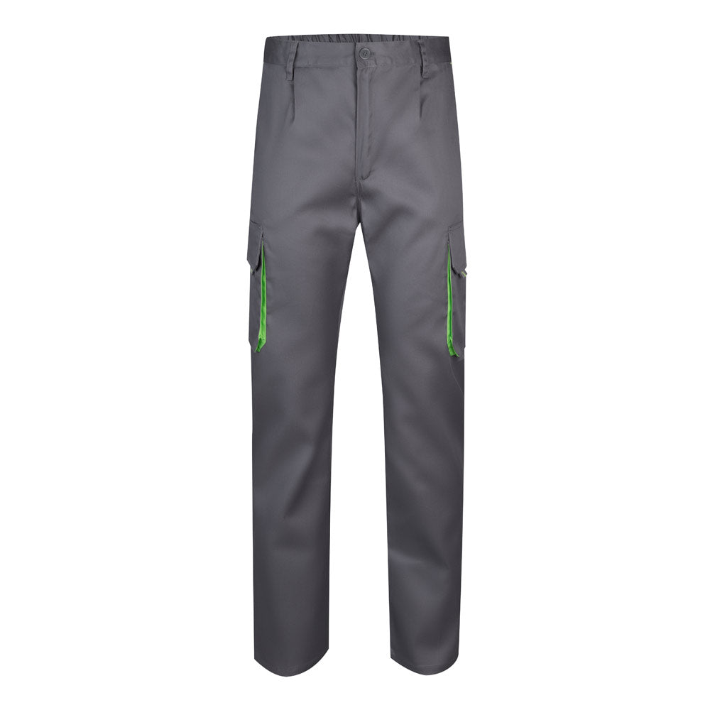 Vl Hypnos. Two-Tone Multi-Pocket Twill Trousers (200G/M²), In Cotton (35%) And Polyester (65%)