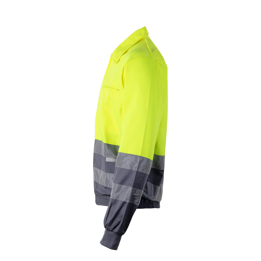 Vl Neptune Large. Two-Tone Twill Jacket (210G/M²) In Polyester (80%) And Cotton (20%)
