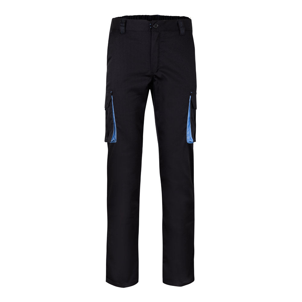 Vl Fides. Two-Tone, Multi-Pocket Stretch Trousers (240G/M²), In Cotton (46%), Eme (38%) And Polyester (16%)