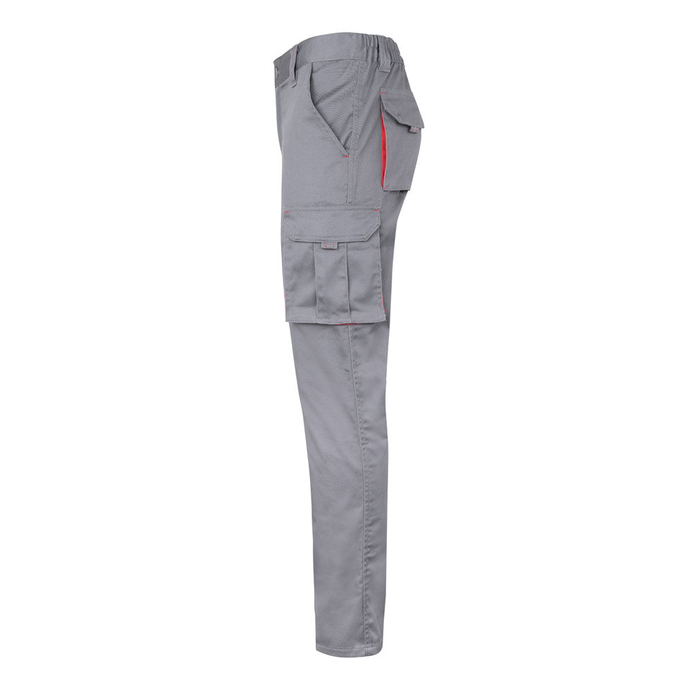 Vl Fides. Two-Tone, Multi-Pocket Stretch Trousers (240G/M²), In Cotton (46%), Eme (38%) And Polyester (16%)