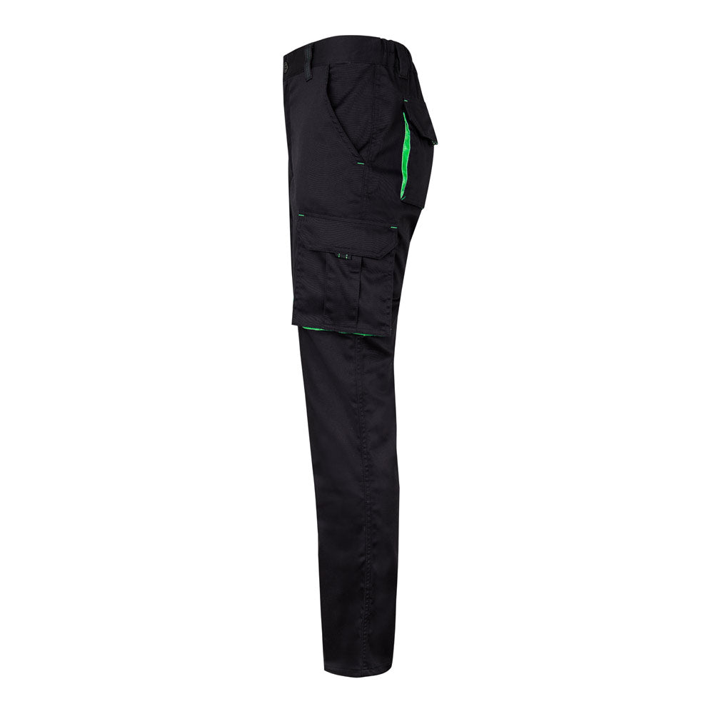 Vl Fides. Two-Tone, Multi-Pocket Stretch Trousers (240G/M²), In Cotton (46%), Eme (38%) And Polyester (16%)