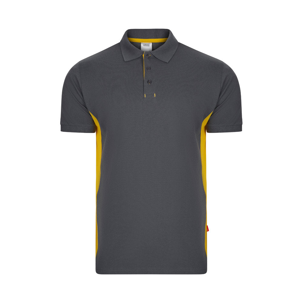 Vl Supay. Two-Tone Piqué Polo Shirt (180G/M²), Short Sleeve, In Cotton (60%) And Polyester (40%)