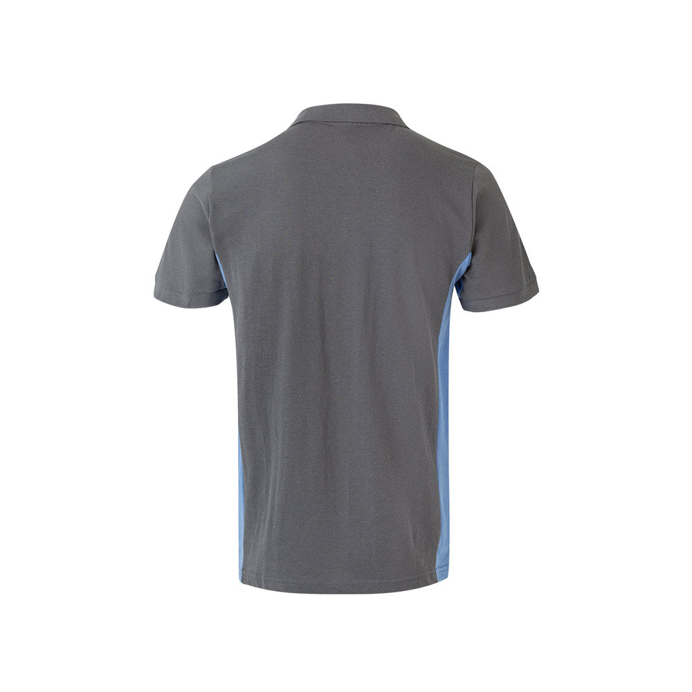 Vl Supay. Two-Tone Piqué Polo Shirt (180G/M²), Short Sleeve, In Cotton (60%) And Polyester (40%)