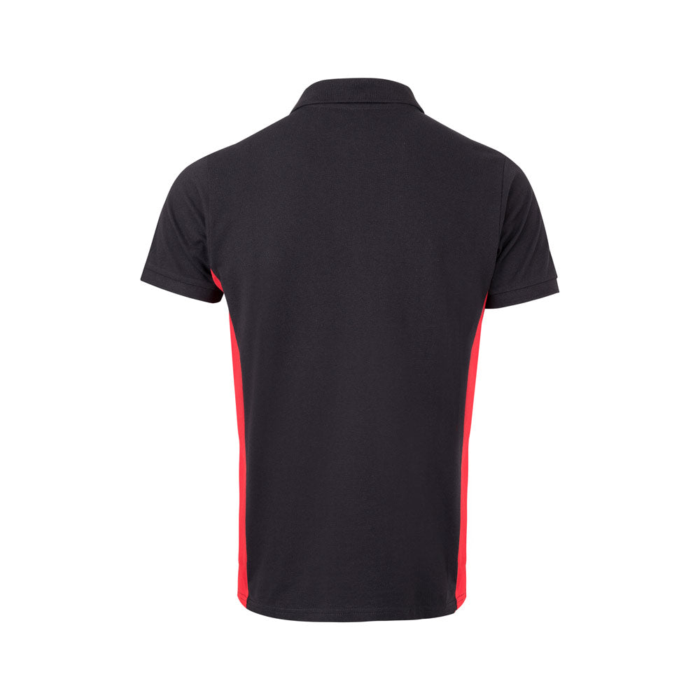 Vl Supay. Two-Tone Piqué Polo Shirt (180G/M²), Short Sleeve, In Cotton (60%) And Polyester (40%)
