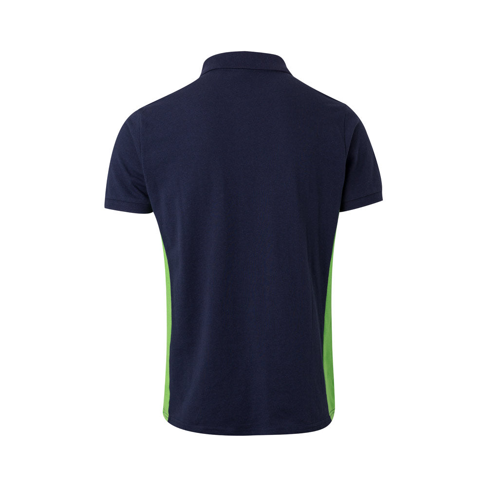 Vl Supay. Two-Tone Piqué Polo Shirt (180G/M²), Short Sleeve, In Cotton (60%) And Polyester (40%)