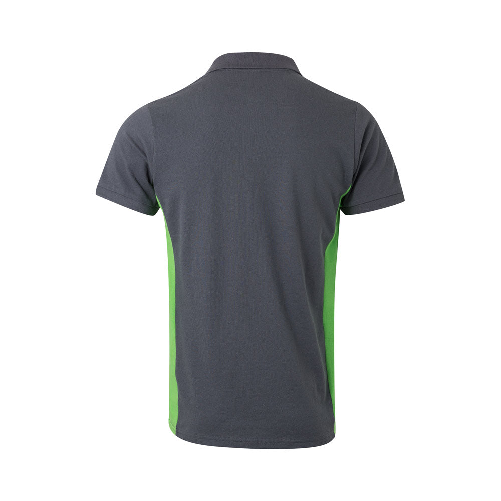 Vl Supay. Two-Tone Piqué Polo Shirt (180G/M²), Short Sleeve, In Cotton (60%) And Polyester (40%)