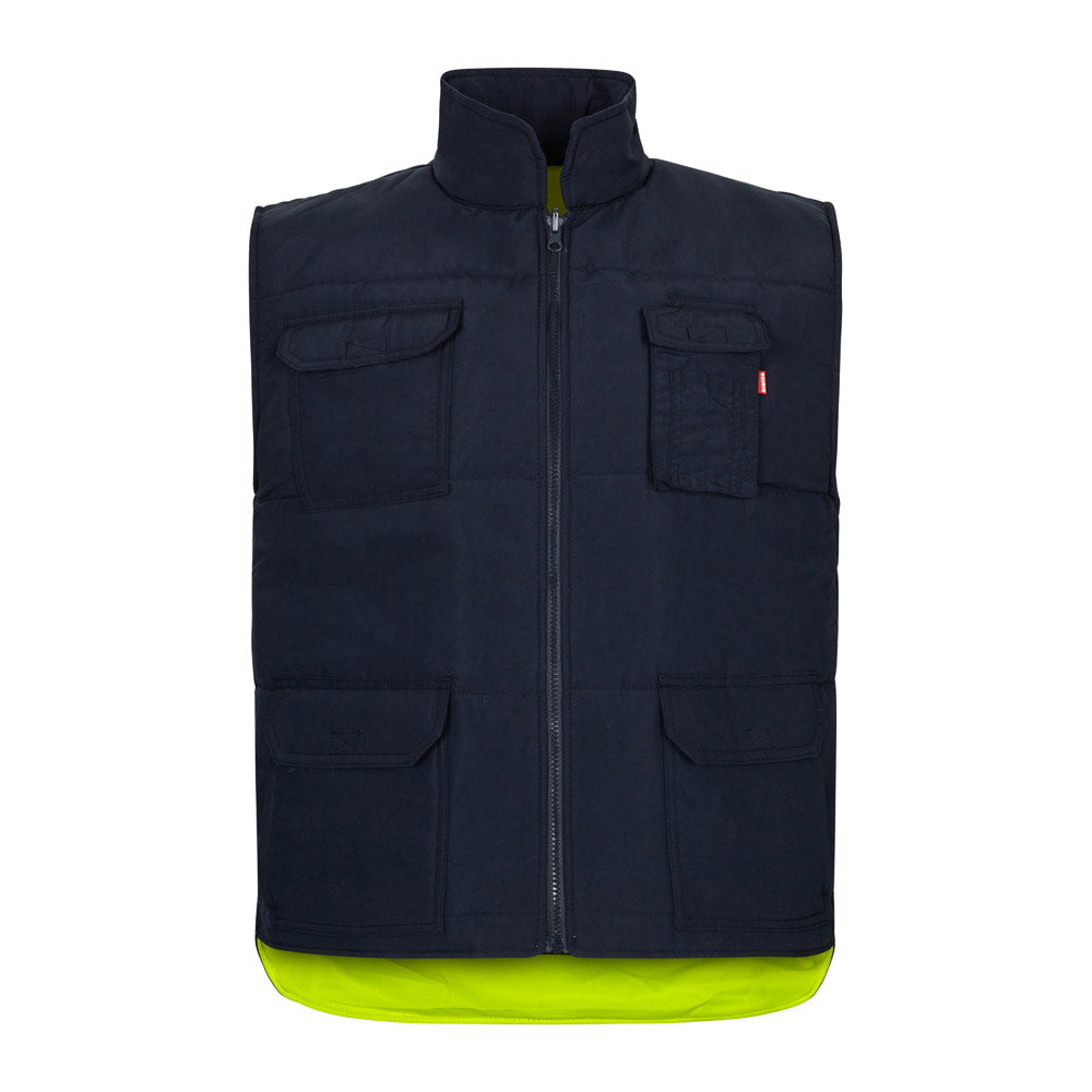 Vl Diana. Padded Vest (220G/M²), Reversible And Multi-Pocket, In Polyester (100%), With Zip Fastening And Reversible Puller