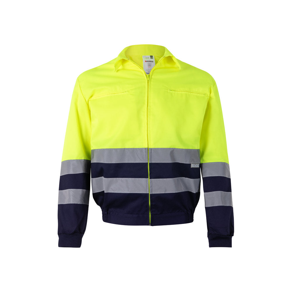 Vl Neptune. Two-Tone Twill Jacket (210G/M²) In Polyester (80%) And Cotton (20%)