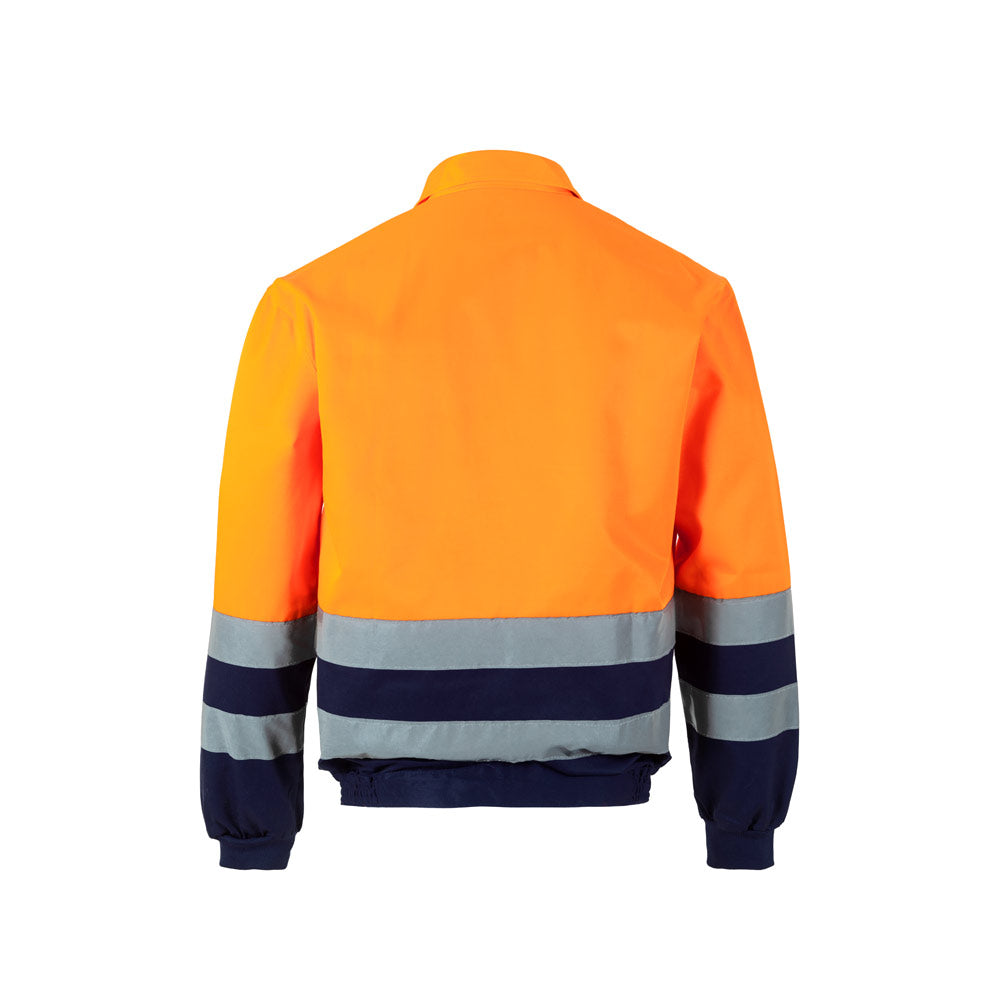 Vl Neptune. Two-Tone Twill Jacket (210G/M²) In Polyester (80%) And Cotton (20%)