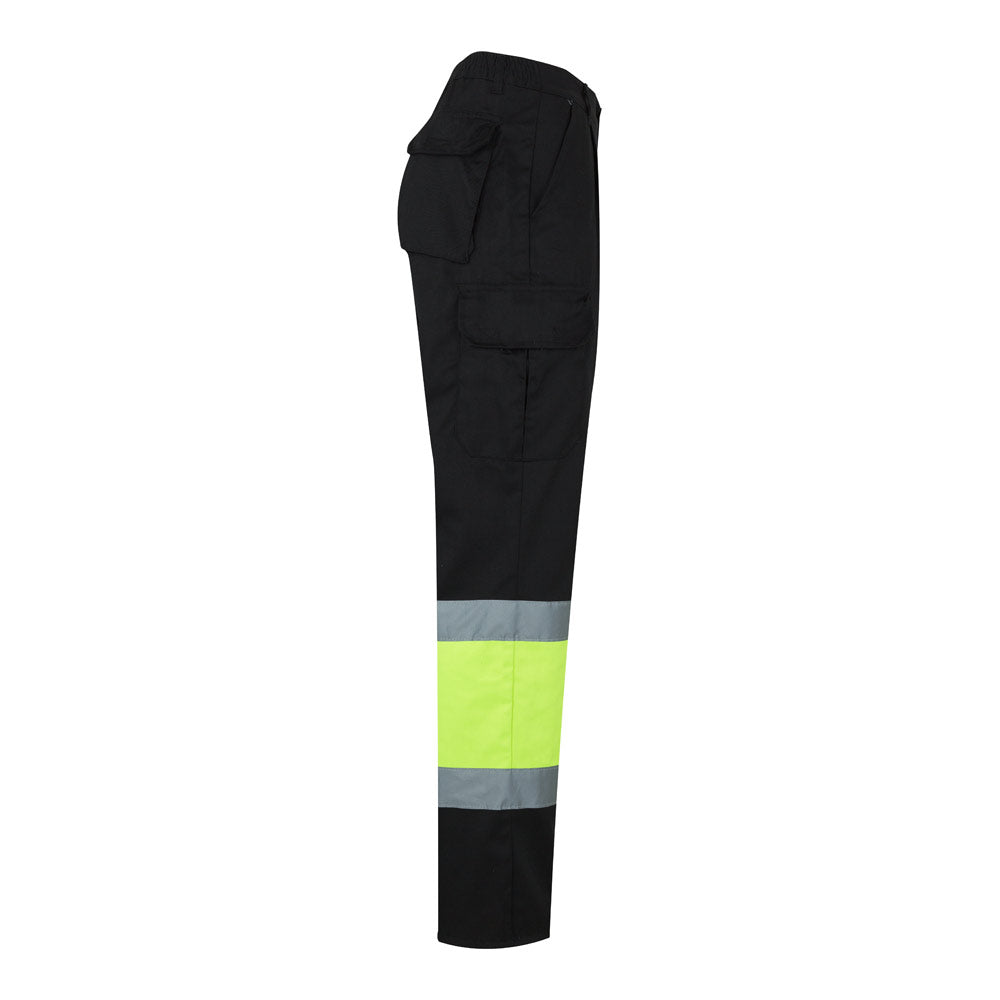 Vl Poseidon. Two-Tone Multi-Pocket Twill Trousers (210G/M²), In Cotton (20%) And Polyester (80%)