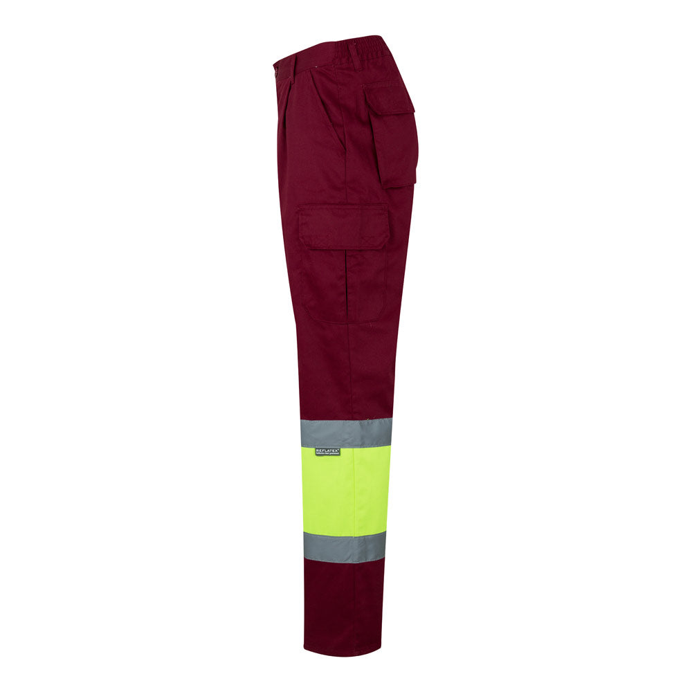 Vl Poseidon. Two-Tone Multi-Pocket Twill Trousers (210G/M²), In Cotton (20%) And Polyester (80%)