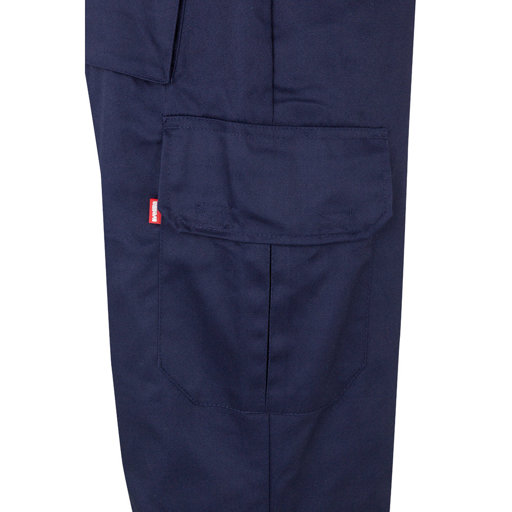 Vl Poseidon Large. Two-Tone Multi-Pocket Twill Trousers (210G/M²), In Cotton (20%) And Polyester (80%)