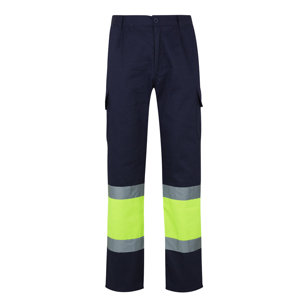 Vl Poseidon Large. Two-Tone Multi-Pocket Twill Trousers (210G/M²), In Cotton (20%) And Polyester (80%)