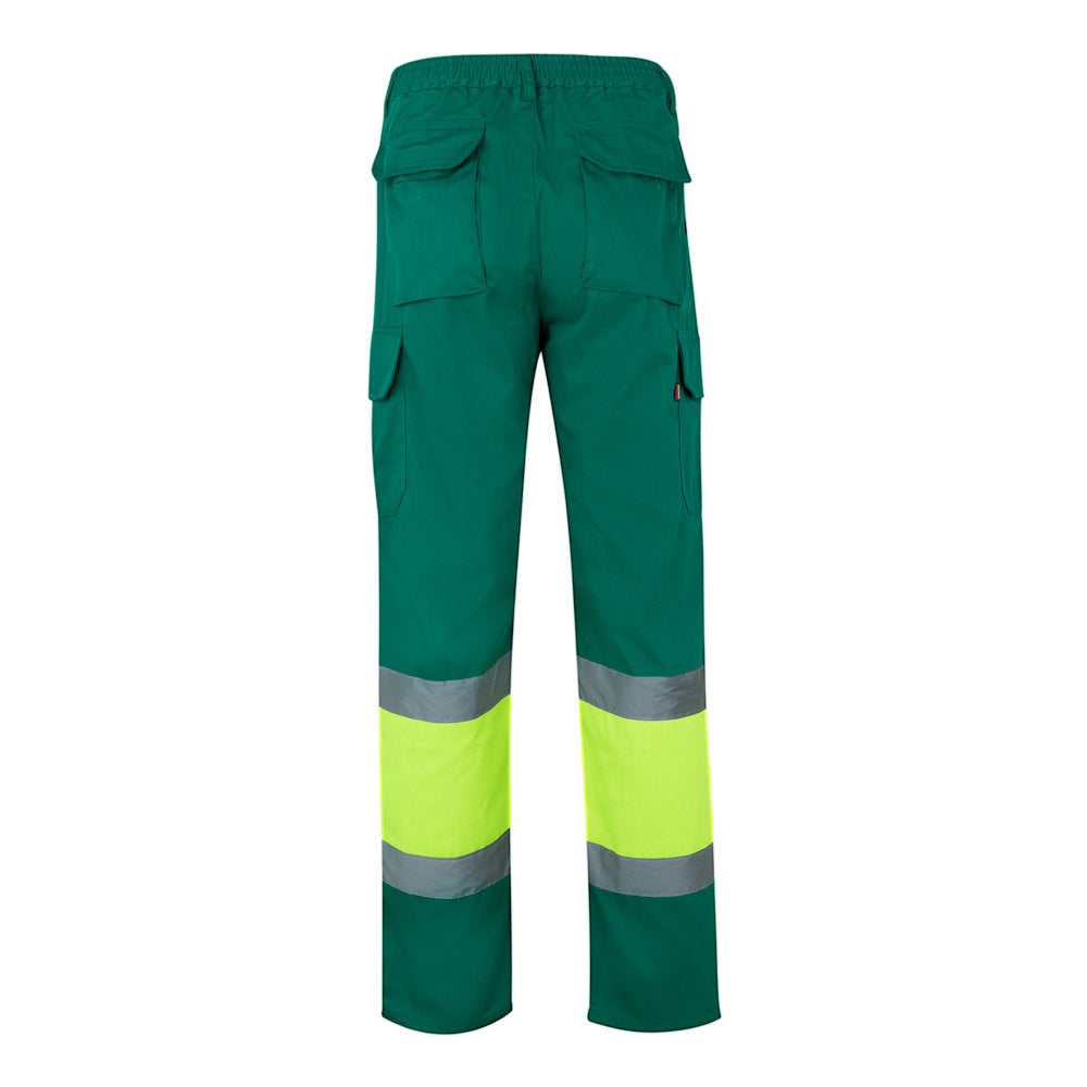 Vl Poseidon Large. Two-Tone Multi-Pocket Twill Trousers (210G/M²), In Cotton (20%) And Polyester (80%)