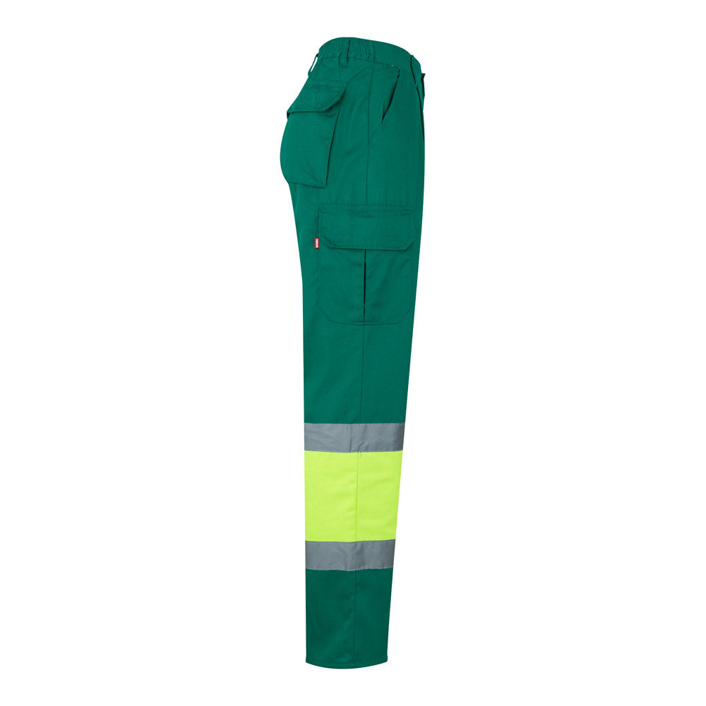 Vl Poseidon Large. Two-Tone Multi-Pocket Twill Trousers (210G/M²), In Cotton (20%) And Polyester (80%)