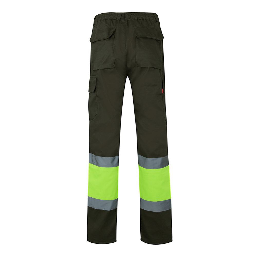Vl Poseidon Large. Two-Tone Multi-Pocket Twill Trousers (210G/M²), In Cotton (20%) And Polyester (80%)