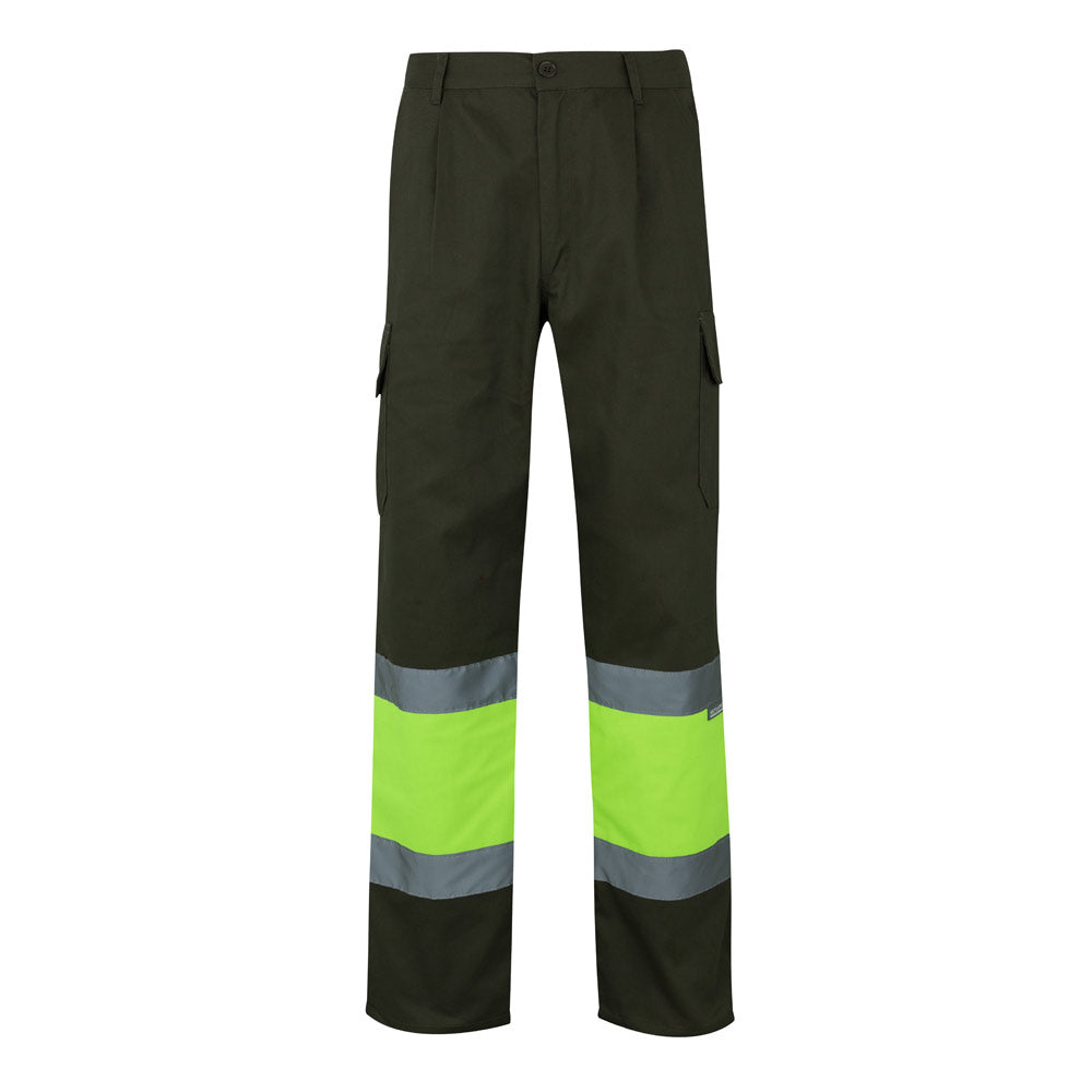 Vl Poseidon Large. Two-Tone Multi-Pocket Twill Trousers (210G/M²), In Cotton (20%) And Polyester (80%)