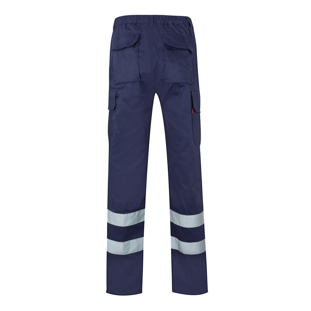 Vl Asclepius. Multi-Pocket Twill Trousers (200G/M²), In Cotton (35%) And Polyester (65%)
