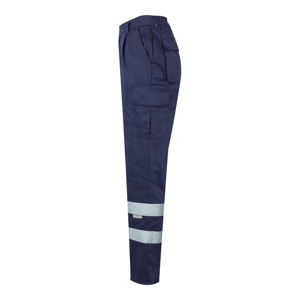 Vl Asclepius. Multi-Pocket Twill Trousers (200G/M²), In Cotton (35%) And Polyester (65%)